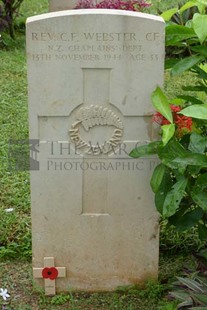 TRINCOMALEE WAR CEMETERY - WEBSTER, The Rev. CLAUDE FRANCIS